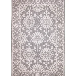 Outdoor Rugs-Kirkland's Home Sand Botanical Hannah Indoor/Outdoor Rug, 7X9 Yellow