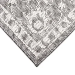 Outdoor Rugs-Kirkland's Home Sand Botanical Hannah Indoor/Outdoor Rug, 7X9 Yellow