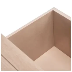 Cabinets & Sideboards-Kirkland's Home Sand Cabinet With Natural Woven Baskets Tan