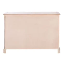 Cabinets & Sideboards-Kirkland's Home Sand Cabinet With Natural Woven Baskets Tan