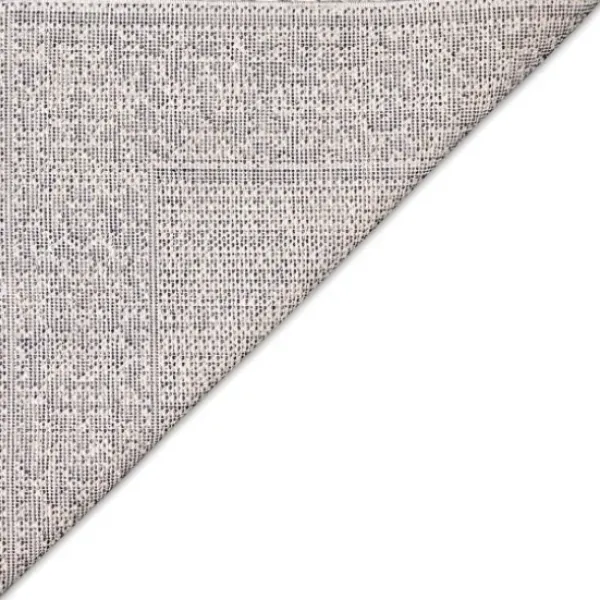 Outdoor Rugs-Kirkland's Home Sand Embellished Scroll Indoor/Outdoor Rug, 4X7 Tan/White