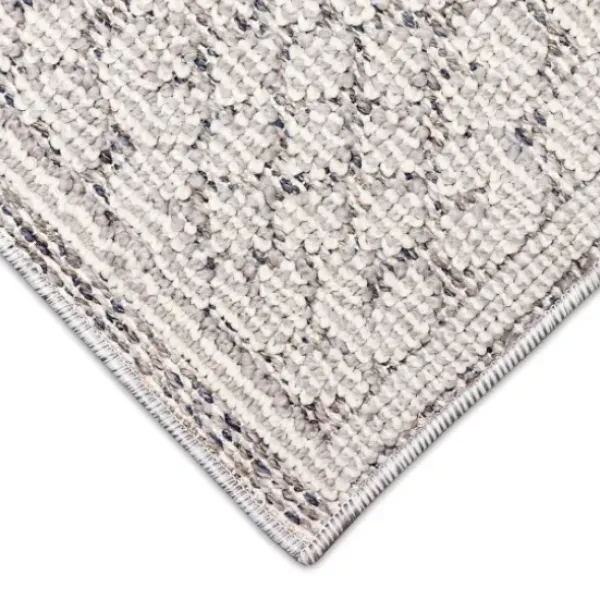 Outdoor Rugs-Kirkland's Home Sand Embellished Scroll Indoor/Outdoor Rug, 4X7 Tan/White