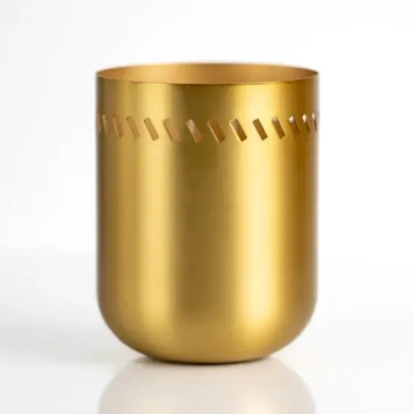 Candles-Kirkland's Home Sandalwood Vanilla Citronella Tin Candle Gold