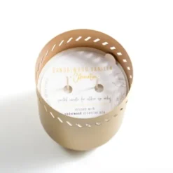 Candles-Kirkland's Home Sandalwood Vanilla Citronella Tin Candle Gold