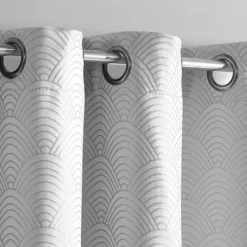 Curtains & Drapes-Kirkland's Home Sandy Beige Blackout Curtain Panel Set, 96 In. Tan