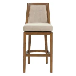 Bar Stools & Counter Height Stools-Kirkland's Home Sandy Beige Swivel 2-Pc. Square Bar Stool Set Tan