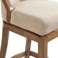 Bar Stools & Counter Height Stools-Kirkland's Home Sandy Beige Swivel 2-Pc. Square Bar Stool Set Tan