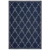Outdoor Rugs-Kirkland's Home Sandy Diamond Center Indoor/Outdoor Area Rug, 8X10 Tan