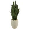 Trees & Topiaries-Kirkland's Home Sansevieria Arrangement In Sand Planter