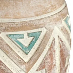 Table Lamps-Kirkland's Home Santa Fe Carved Motif Table Lamp Tan