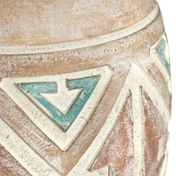 Table Lamps-Kirkland's Home Santa Fe Carved Motif Table Lamp Tan