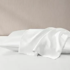 Bed Sheets-Kirkland's Home Satin King 2-Pc. Pillow Case Set White