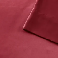 Bed Sheets-Kirkland's Home Satin King 2-Pc. Pillow Case Set Red