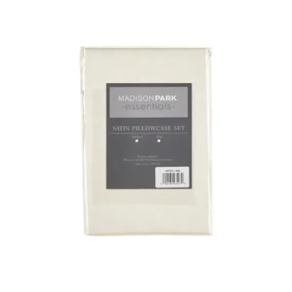 Bed Sheets-Kirkland's Home Satin King 2-Pc. Pillow Case Set Ivory