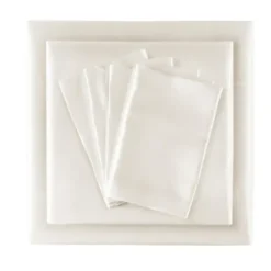 Bed Sheets-Kirkland's Home Satin 6-Pc. Full Sheet Set Ivory