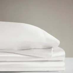 Bed Sheets-Kirkland's Home Satin 6-Pc. King Sheet Set White