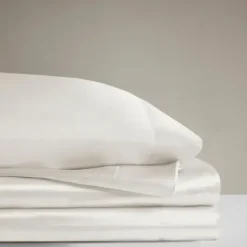 Bed Sheets-Kirkland's Home Satin 6-Pc. King Sheet Set Ivory