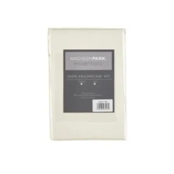 Bed Sheets-Kirkland's Home Satin Standard 2-Pc. Pillow Case Set Ivory