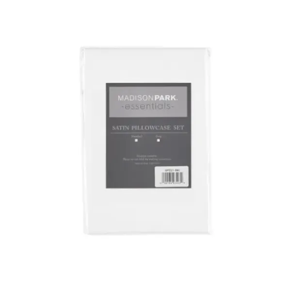 Bed Sheets-Kirkland's Home Satin Standard 2-Pc. Pillow Case Set White