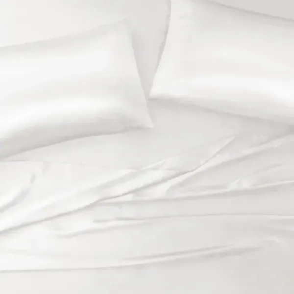 Bed Sheets-Kirkland's Home Satin Standard 2-Pc. Pillow Case Set White