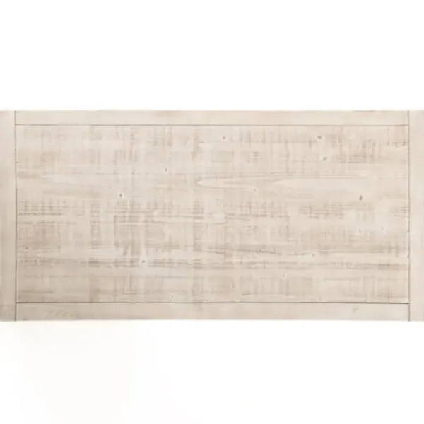 Coffee Tables-Kirkland's Home Savannah Cream Distressed Coffee Table Ivory
