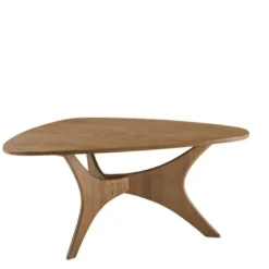 Coffee Tables-Kirkland's Home Savannah Wooden Triangle Coffee Table Brown