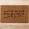 Doormats-Kirkland's Home Scroll Border Rubber Doormat, 41X17 In. Black