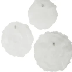 Wall Plaques-Kirkland's Home Sea Coral Wall Plates, Set Of 3 Ivory