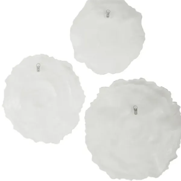 Wall Plaques-Kirkland's Home Sea Coral Wall Plates, Set Of 3 Ivory