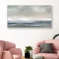 Canvas Art-Kirkland's Home Sea Dreams Framed Canvas Art Print Gray/Blue