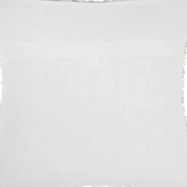 Pillows-Kirkland's Home Seafoam Ribbon Loops Pillow Blue