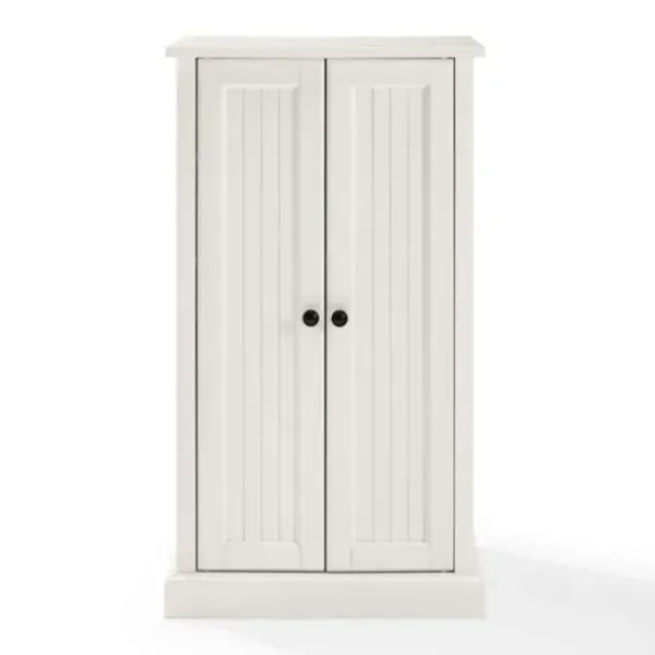 Cabinets & Sideboards-Kirkland's Home Seaside Accent Cabinet White