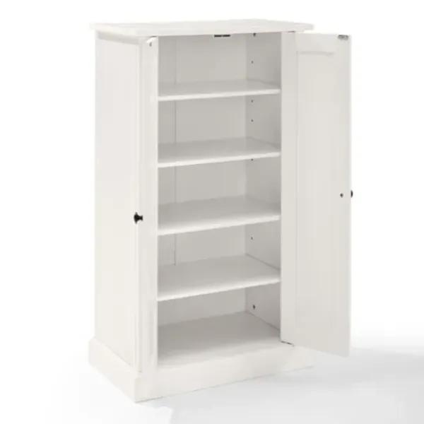 Cabinets & Sideboards-Kirkland's Home Seaside Accent Cabinet White