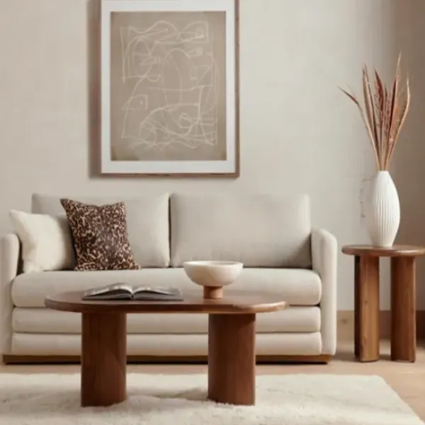 Accent & End Tables-Kirkland's Home Seasoned Paden Wood Accent Table Brown