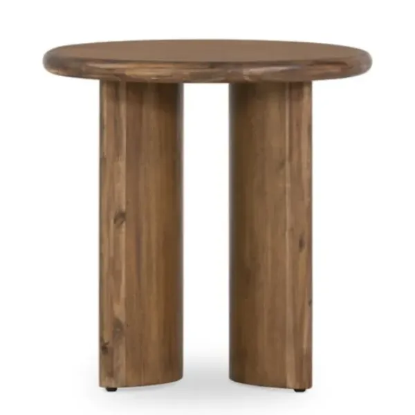 Accent & End Tables-Kirkland's Home Seasoned Paden Wood Accent Table Brown