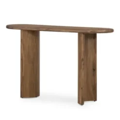 Console Tables-Kirkland's Home Seasoned Paden Wood Console Table Brown