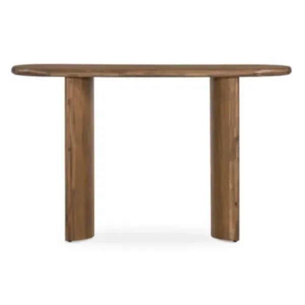 Console Tables-Kirkland's Home Seasoned Paden Wood Console Table Brown