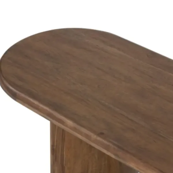 Console Tables-Kirkland's Home Seasoned Paden Wood Console Table Brown
