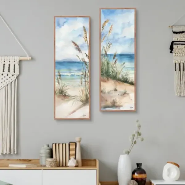 Canvas Art-Kirkland's Home Seaview Panel I & Ii 2-Pc. Canvas Art Print Set Blue