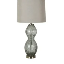 Table Lamps-Kirkland's Home Seeded Hourglass Table Lamp Gray