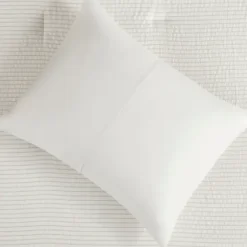 Comforters-Kirkland's Home Seersucker 3-Pc. Full/Queen Comforter Set Ivory