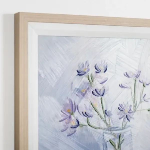 Framed Art-Kirkland's Home September Aster Framed Art Print Blue/Purple