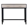 Console Tables-Kirkland's Home Serena 2-Drawer Console Table Black