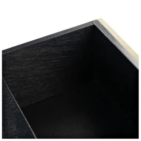 Console Tables-Kirkland's Home Serena 2-Drawer Console Table Black