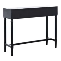 Console Tables-Kirkland's Home Serena 2-Drawer Console Table Black