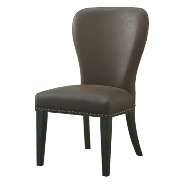 Dining Chairs-Kirkland's Home Sevana Faux Leather Dining Chairs, Set Of 2 Brown