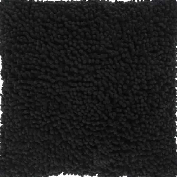 Pillows-Kirkland's Home Shag Pillow Black