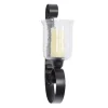 Sconces-Kirkland's Home Shayne Black Iron Scroll Sconce