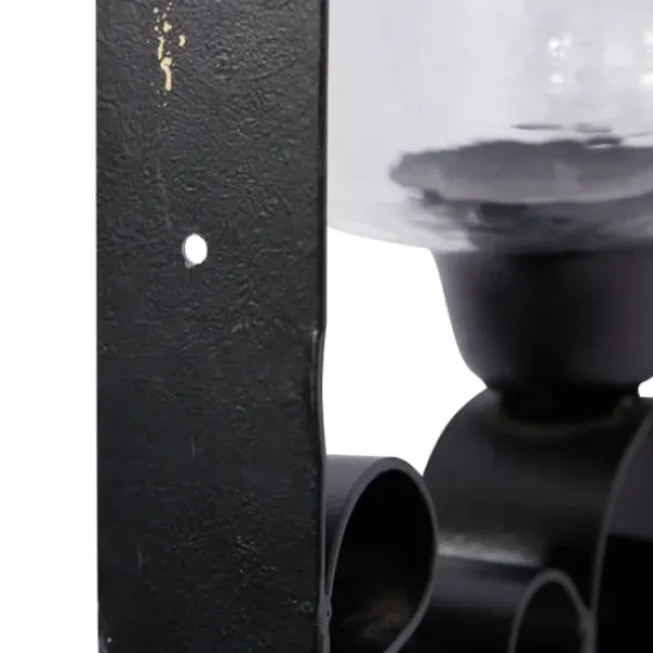 Sconces-Kirkland's Home Shayne Black Iron Scroll Sconce