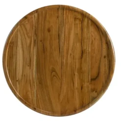 Accent & End Tables-Kirkland's Home Sheesham And Mango Wood Drum Accent Table